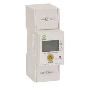 מונה 1P תצוגה דיגיטלית 2 מקום ניתן לאיפוס (GREEN (80A, דגם SMD230-2R