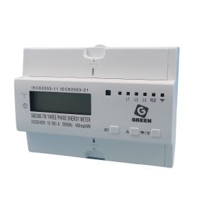 מונה אנרגיה תלת פאזי WIFI 3x80A, דגם SMD380-7W