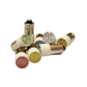 מנורת סימון לד 24V AC/DC BA9S ירוק