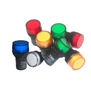 מנורת סימון לד קוטר 22ממ 230V AC כחול