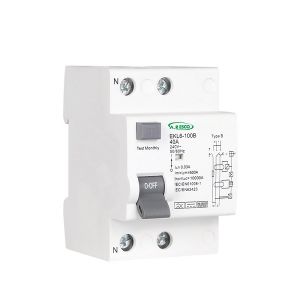 ממסר פחת  2P 40A-30mA Type B 10kA, דגם EKL6-100B