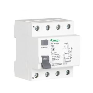 ממסר פחת  4P 40A-30mA Type B 10kA, דגם EKL6-100B