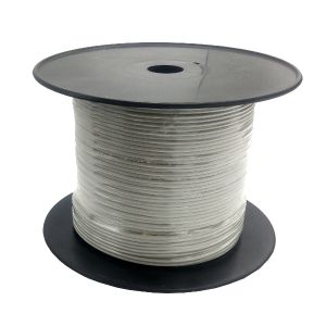 חוט רמקול  (לבן ) 2X0.75מ"מ  אורך 100מטר