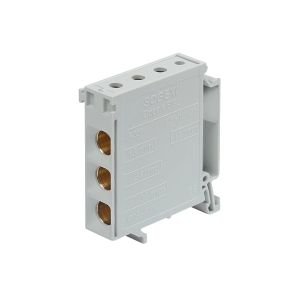 מהדק הסתעפות לעמודי תאורה 1x16-25/3x35 אפור, דגם SOGEXI BB3