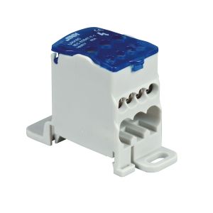 מהדק הסתעפות לפס 85A, כניסה 6-16 מ"מ, יציאה 2.5-6 מ"מ 4X, יציאה 2.5-16 מ"מ  2X