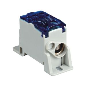 מהדק הסתעפות לפס 150A, כניסה 10-35 מ"מ, כניסה 6-16 מ"מ 4X, יציאה 2.5-16 מ"מ 6X