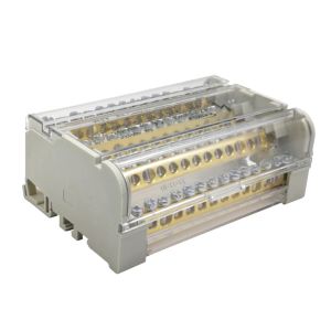 פס צבירה מבודד 160A 4X11,דגם PZ160-4P11 תקן