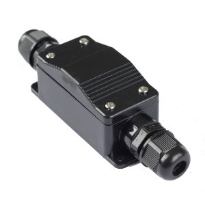 קופסא מוגנת מים 4x6 IP68 ס"מ + 2 אנטיגרונים ואוזני תלייה, דגם B46W2