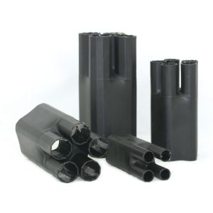 מפצל מתכווץ בחום ל-4 גידים עם דבק 1KV 90/440 לכבל 4X300-400, דגם LV4GBB-1334