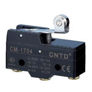 מיקרו סוויץ' מנוף קצר + גלגלת CM-1704