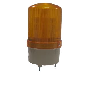 מנורה לד מסתובבת (צ'קלקה ) צהוב 230VAC קוטר 95 גובה 129מ"מ