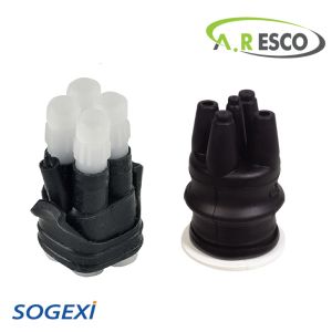 כפפה לאיטום כבלי הזנה, מפצל גומי פטנט 4x6-16, דגם SOGEXI Isocap