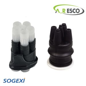 כפפה לאיטום כבלי הזנה, מפצל גומי פטנט 5x6-16, דגם SOGEXI Isocap