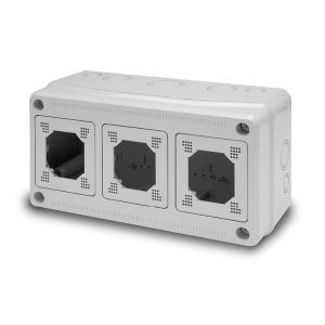 קופסאת 3 אביזרים, מוגן UV, מוגן מים IP65, דגם 3963