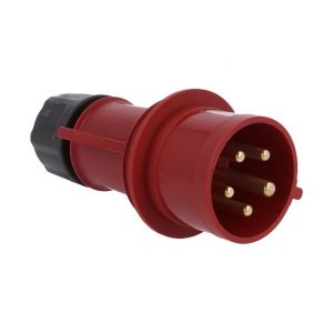 תקע נייד 400V 50/60Hz 6h, דגם 13301 IP44 5X16A