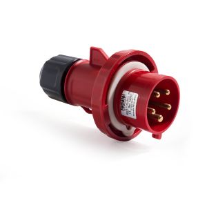 תקע נייד 400V 50/60Hz 6h, דגם 14301 IP67 5X16A