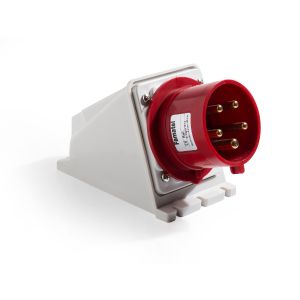 תקע קיר פנל זוויתי 230V 50/60Hz 6h, דגם 13661 IP44 3X16A