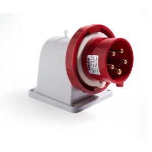 תקע קיר פנל זוויתי 400V 50/60Hz 6h, דגם 14352 IP67 4X32A