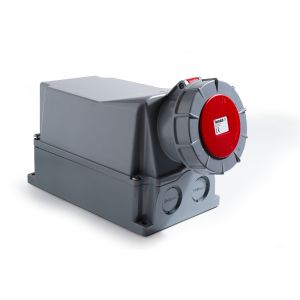 שקע קיר זוויתי 380-415V 50/60Hz 6h, דגם 24397 IP67 5X125A