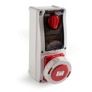 אינטרלוק + מקום למפסק זרם 400V 50/60Hz 6h, דגם 25318 IP67 5X63A