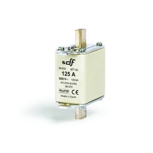 נתיך סכין גודל (NH00 (DF אופיין 500V 2A gG, דגם 381000