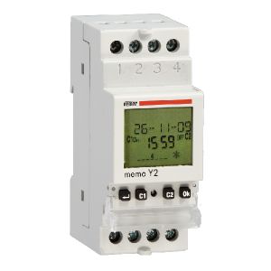 שעון שבת דיגיטלי יומי/שבועי/חודשי/שנתי 2 מודול 50 תוכניות 2CO, דגם Memo Y2 VE342200