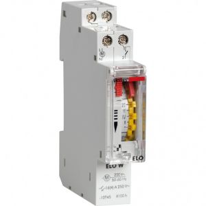 שעון שבת מכני שבועי +רזרבה,1 מודול  VP878300 ELO-W 1NO
