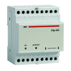 מונה פולסים למונה אנרגיה 4 מודול חיבור RS-485, דגם CLIP-485 VN905600