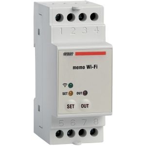 מפסק חכם שעון שבת WIFI להתקנה על פס, דגם MEMO WI-FI VE780700