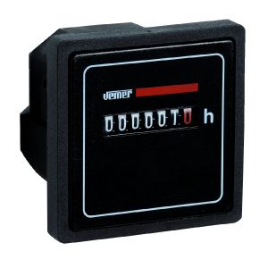 מונה שעות עבודה 230V AC + איפוס, תצוגה סיפרתית 55X55 , דגם HMS-230 VP757900