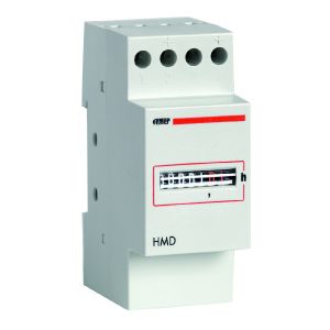 מונה שעות עבודה 230V AC, תצוגה סיפרתית 2 מודול לפס דין ,דגם HMD-230 VP749600
