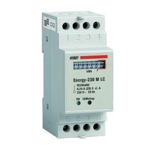 מונה אנרגיה חד פאזי 2 מודול, 25A תצוגה סיפרתית Energy 230 M LC , דגם VE299400
