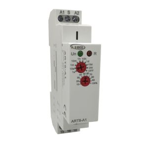 טיימר ממסר השהיה בהפעלה 1CO כיוון זמן 0.1s-10d, דגם ART8-A1 230V AC On Delay