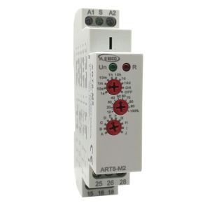 טיימר ממסר 10 פונקציות 2CO , דגם ART8-M2 12V-240V AC/DC