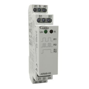 ממסר צעד  2CO, דגם ARM8-02 12V-240V AC/DC