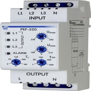 PEF-320 Novatek בורר פאזה אוטומטי אלקטרוני