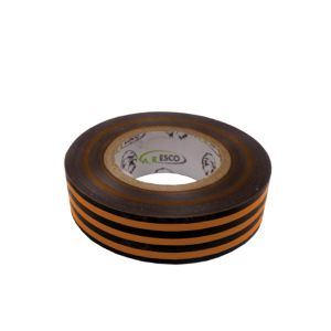 סרט בידוד דביק PVC צר 20מטר חום/כתום תקן