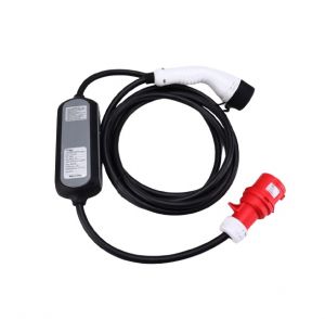 מטען נייד מתכוונן לרכב חשמלי תלת פאזי TYPE 2 400V, אורך 5 מטר, הספק 8-16A 11kW,דגם AR-Q10-516