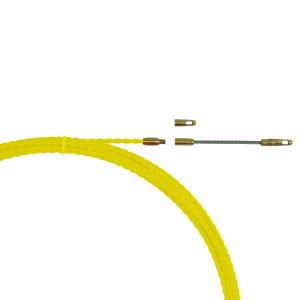 סרט משיכה פולימרי צהוב, ראש קפיץ פטנט 5.2 מ' אורך 15 מ' דגם EVP 1552