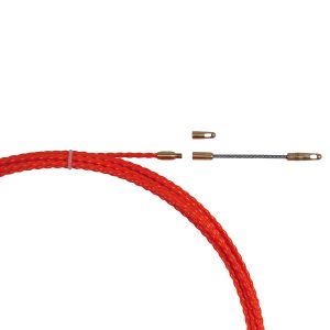 סרט משיכה פולימרי אדום, ראש קפיץ פטנט 4.5 מ' אורך 30 מ' דגם EVP 3042