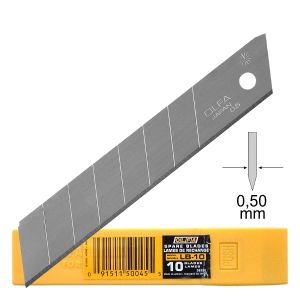 להבים לסכין יפני OLFA, צהוב 10 יח', דגם LB10