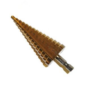 מקדח מדורג טיטניום תואם אימפקט 4-32 ממ, דגם CT-4-32HSS