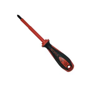 מברג פוזידרייב PZ 1X80  מבודד לחשמל 1000V  VDE ת.גרמניה, דגם חדש 2016 65302N