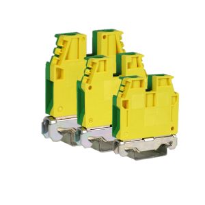 מהדק הארקה לפס 10ממ"ר צהוב ירוק, דגם TEC10/0