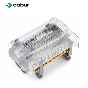 פס צבירה מבודד 160A 4X9, דגם QBLOK4P160A9, תצורת CABUR