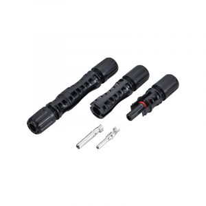 סט מחברי MC4 לכבל, M+F לחוט 2.5-6מ"מ,  1500V DC
