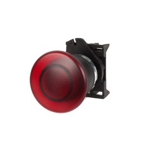 ראש לחצן פטריה נתפס מואר צהוב קוטר 40, דגם PPFL3S4N