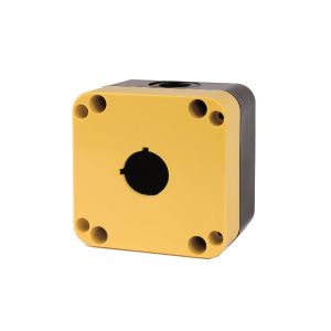 קופסא ל-2 מקום צהוב/שחור לקוטר 22, מוגן מים