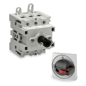 מנתק בעומס לפס + ידית מצמד 3X50A, דגם DS0503BQV4L