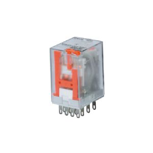 ממסר 14 פין שטוח + לד + דיגלון 12V DC 4CO